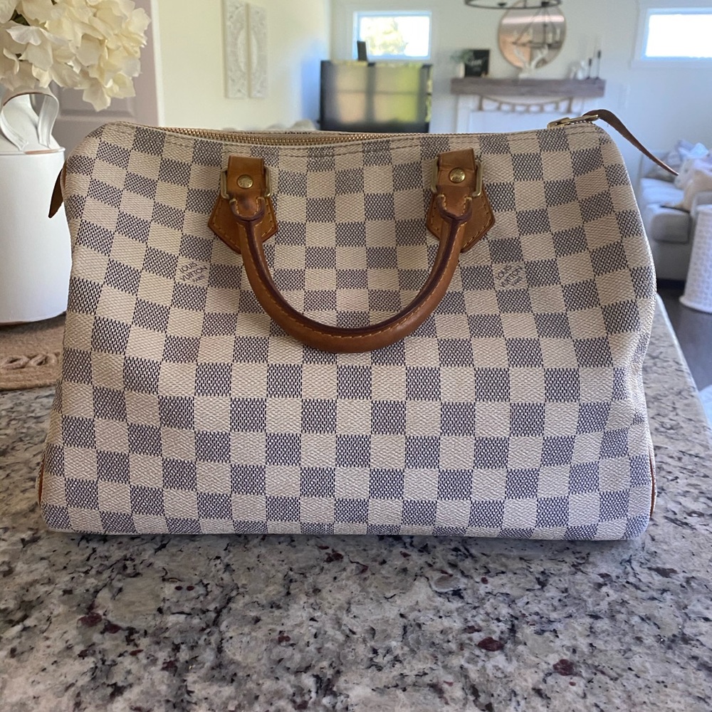 Sold! Louis Vuitton speedy 30 Azur
